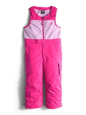 The North Face Toddler Insulated Snow Bib Pants Pink Size 2T